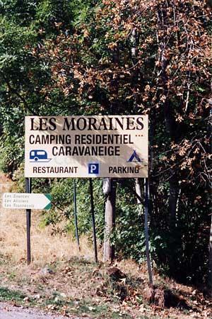 Campsite Les Moraines